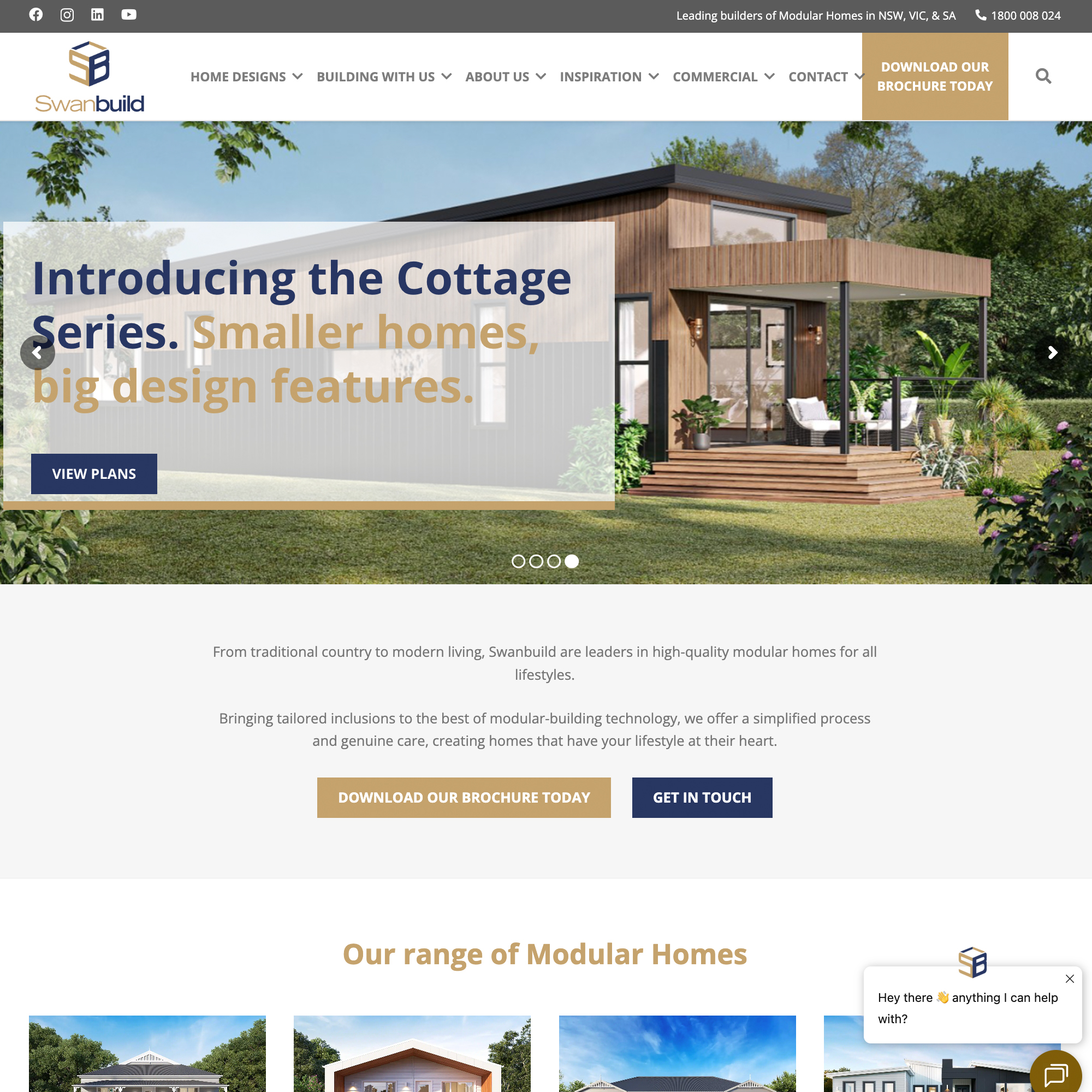 Although we were not responsible for the design of this website, we were involved with the development and coding.