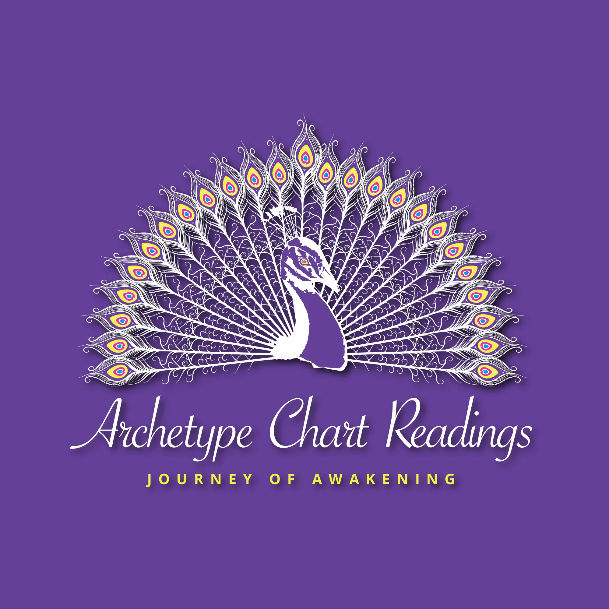 A new age practitioner needed something to present her rather unique services. A white peacock symbolises purity, spirituality, and divine connection, representing enlightenment, rebirth, and good fortune across cultures.