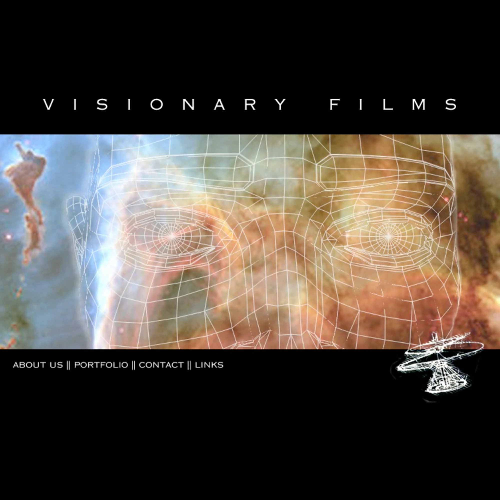 The first opportunity that we had to work with this charismatic film maker, we were told to 'think big'. So we figured that images from the Hubble telescope might suffice.